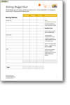 Home Moving Budgeting Plan