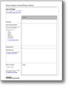 Home Improvement Project Sheet